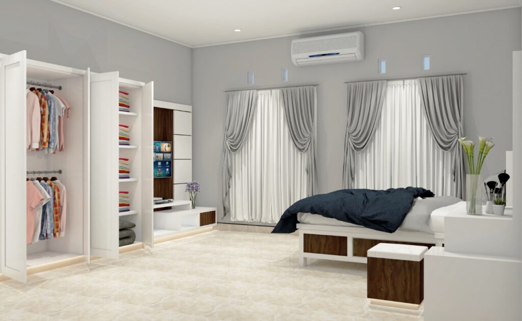 Desain Interior Bedroom Perumahan - Sandinterior Design Build