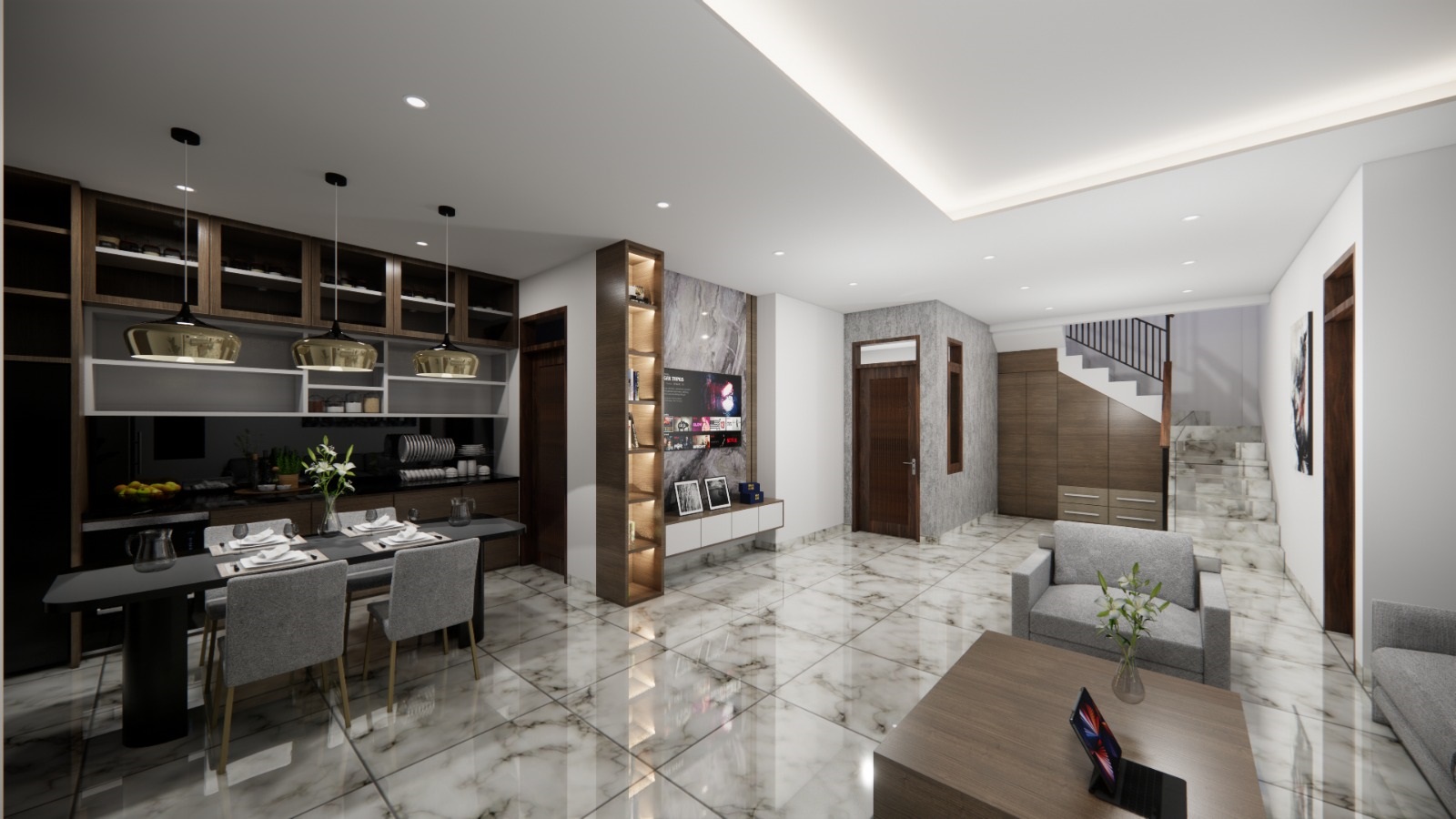 ruang-tengah-rumah-pondok-gede